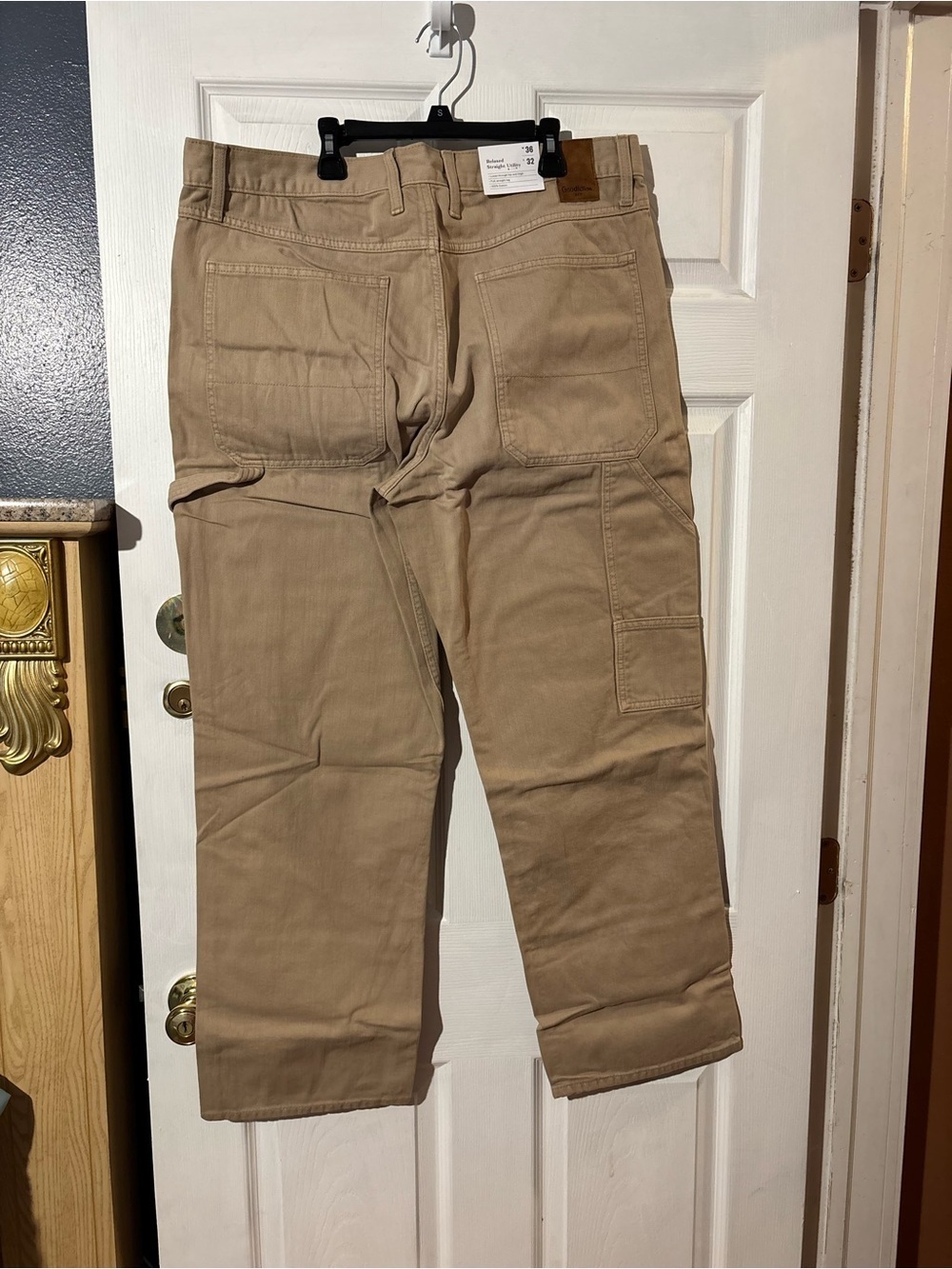 Goodfellow & Co Beige Cargo Utility Pants - Picture 5 of 6